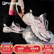 FILA FUSION斐樂(lè )女鞋潮牌撞色運動(dòng)休閑鞋女時(shí)尚運動(dòng)鞋女 淡紫丁香/貓頭鷹灰-PN 36