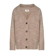 梅森馬吉拉（MAISON MARGIELA）女士開(kāi)衫保暖柔軟羊駝棉質(zhì)秋冬日常毛衣休閑 裸色 均碼 |XS