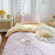 語(yǔ)森憶學(xué)生宿舍被套單人床上三件套床品 床單12米床上用品 [100全棉]寶貝小熊 床單款 宿舍冬季六件套（三件套+枕芯+冬被5.8