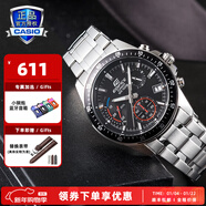 卡西歐（CASIO） 【全國聯(lián)?！咳燮т搸虅?wù)休閑簡(jiǎn)約石英表學(xué)生男表MTH-5001 EFV-540D-1A