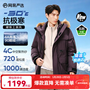 網(wǎng)易嚴選中國大鵝x燕云聯(lián)名款地表強溫90鵝絨工裝羽絨服-30℃抗寒保暖五防 A款25迭代-茜棕紅 M （170/92A）