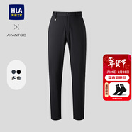 海瀾之家（HLA）西褲26春季新款輕商務(wù)經(jīng)典系列純色西褲子男HKXAW1F006A 黑色12 34 175/88A 推薦143~150斤