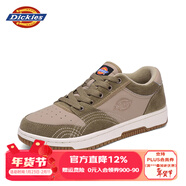 Dickies板鞋男鞋秋冬季潮流復古休閑鞋男士舒適百搭運動(dòng)鞋子 深卡其色 41
