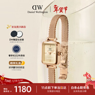 丹尼爾惠靈頓（DanielWellington）【許妍同款】DW女士手表復古小方糖簡(jiǎn)約輕奢送女友新年禮物DW651