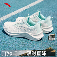 安踏（ANTA）漫步女鞋跑步鞋網(wǎng)面透氣運動(dòng)鞋慢跑鞋休閑旅游鞋子 【加絨棉鞋】白/綠/熒光粉-10 35.5 (220mm)