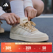 adidas「小鋸齒」D-PAD CLASSIC美高風(fēng)籃球風(fēng)板鞋男女阿迪達斯   乳白色/魔力淺褐/奇妙白   35.5
