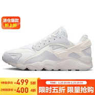 耐克NIKE休閑鞋男華萊士AIR HUARACHE運動(dòng)鞋DZ3306-100純白41