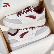 安踏板鞋女鞋2026春季新款正品小白鞋輕便透氣厚底增高百搭休閑鞋子女 櫻桃紅【新款上市】 37.5 【官方正品-現貨速發(fā)】