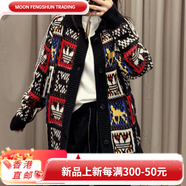 阿迪達斯（adidas）三葉草26年馬年新年款慵懶風(fēng)針織運動(dòng)毛衣外套KR2801KT0715 紅藍黃KR2801 XXS