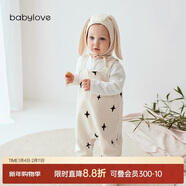 babylove男女寶寶背帶褲春秋洋氣長(cháng)褲嬰兒連體褲外出純棉休閑褲子