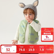 巴拉巴拉童裝兒童馬甲兩面穿背心2025新款秋冬裝羊羔絨上衣服男女寶寶衣服