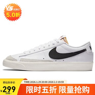 耐克NIKE板鞋男緩震經(jīng)典BLAZER LOW '77休閑鞋DA6364-101白44
