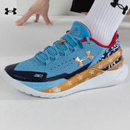 安德瑪（Under Armour）男鞋 秋季新款庫里Curry運動(dòng)鞋子休閑鞋場(chǎng)上比賽透氣緩震籃球鞋 3026276-402/Curry 2/柔軟舒適 44.5