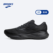 布魯克斯（BROOKS）男子緩震透氣寬楦跑鞋追嵐Adrenaline GTS 24 黑/黑/烏木色 41 