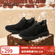 斯凱奇（Skechers）男士高幫棉鞋 棉靴城市戶(hù)外鞋237283C 全黑色/BBK 43