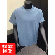 霧霾藍涼感冰絲男夏季薄款戶(hù)外跑步運動(dòng)速干t恤吸汗透氣半袖 J99淺藍【速干T恤】 4XL 【180-200斤】