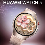 華為（HUAWEI）【高端新品】華為手表WATCH5智能運動(dòng)腕表AI指尖血氧健康監測獨立通話(huà)血壓血糖評估情人節生日禮物 【女神幸運星】WATCH5【42MM星云杏】 2025年旗艦時(shí)尚新款