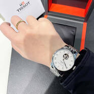 天梭（TISSOT）【二手99新】天梭男表力洛克二手機械男表天梭手表男士休閑運動(dòng)二手奢侈品腕表 【鏤空盤(pán)】白鋼T006.407.11.033.02