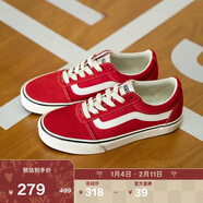 VANS萬(wàn)斯范斯官方 線(xiàn)上專(zhuān)售Ward復古紅男鞋女鞋板鞋 紅色 44.5 
