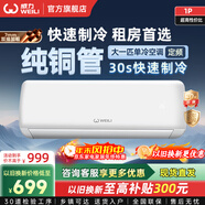 威力（WEILI）空調掛機柜機壁掛空調 新能效節能省電除濕 自清潔快速冷暖 家用出租房臥室客廳宿舍 以舊換新 單冷 小戶(hù)型推薦 1匹 加粗純銅管 提供上門(mén)安裝服務(wù)