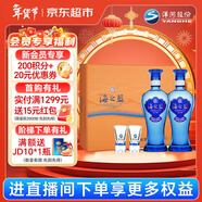 洋河 藍色經(jīng)典 海之藍42度 480ml*2瓶 禮盒裝  綿柔濃香型年貨送禮