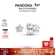潘多拉（PANDORA）[新年禮物]閃耀雪花耳釘自然季度簡(jiǎn)約精致高級