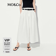 MO&Co.半身裙夏UPF50+防曬A字裙附腰帶MBE2SKTT02戶(hù)外穿搭 本白色 M