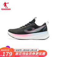 喬丹飛速3Lite訓練跑步鞋女中考體測體考跑鞋網(wǎng)面減震運動(dòng)鞋女夏季新 黑色/閃亮粉 35