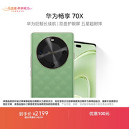 華為暢享 70X  512GB 云杉黛 手機巨鯨長(cháng)續航 雙曲護眼屏 五星超耐摔 鴻蒙曲面屏手機