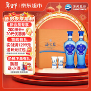 洋河 藍色經(jīng)典 海之藍42度 480ml*2瓶 禮盒裝  綿柔濃香型年貨送禮
