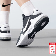 耐克（NIKE）男鞋 2026新款春季運動(dòng)鞋低幫訓練鞋耐磨學(xué)生實(shí)戰鞋緩震籃球鞋 IMPACT 4/黑白潑墨/偏小一碼 45