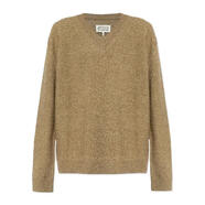 梅森馬吉拉（MAISON MARGIELA）女士毛衣保暖舒適棉質(zhì)秋冬日常上裝百搭簡(jiǎn)約 棕色 均碼 |L