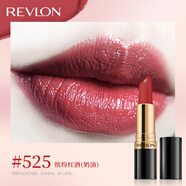 露華濃麗采保濕滋潤唇膏女士啞光黑管口紅4.2g不掉色美妝化妝品女彩妝 525#繽紛紅酒（奶油質(zhì)地）