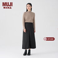 MUJI女式 燈芯絨 A字裙 長(cháng)半身裙女冬季款裙子 美拉德BE09CC3A 深灰色 XL (165/74A)