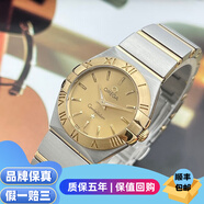 【二手99新】歐米茄OMEGA女表星座系列 石英/自動(dòng)機械時(shí)尚高端腕表精鋼/黃金鑲鉆 奢侈品名表 24條刻金盤(pán)123.20.24.60.08.001
