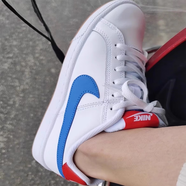 耐克（NIKE）板鞋女鞋COURT皮面潮流百搭防滑耐磨低幫運(yùn)動鞋青少年學(xué)生休閑鞋 833535-109 38