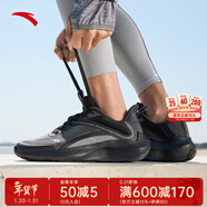 安踏（ANTA）跑步鞋男輕便減震馬拉松專(zhuān)用男士運動(dòng)鞋 碳灰/黑-1 40