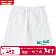 MLB官方男女情侶學(xué)院風(fēng)短褲運動(dòng)休閑寬松褲子冬季新款3ASPV0633 波士頓隊/米白色/建議拍小一碼 XS