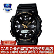 卡西歐（CASIO） 男表女表卡西歐手表男女情侶表學(xué)生時(shí)尚運動(dòng)表太陽(yáng)能雙顯電子表 太陽(yáng)能：AQ-S810W-1B黑戰士