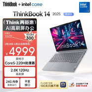 ThinkPad【國家補貼15%】聯(lián)想筆記本電腦ThinkBook 14 英特爾酷睿5 220H 24G 1T 2.8K 120Hz高刷屏