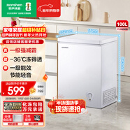容聲（Ronshen）100L單溫家用冰柜減霜-36℃深冷一級能效節能輕音小巧省占地冷柜BD/BC-100MB國家補貼