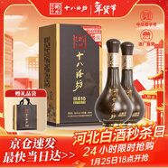 十八酒坊衡水老白干 醇柔10 老白干香型白酒 38.8度480ml雙瓶裝