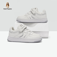 暇步士（Hush Puppies）童鞋新款男童軟底輕便跑步鞋戶(hù)外休閑鞋女童鞋魔術(shù)貼兒童運動(dòng)鞋 HP5604010白色款 29