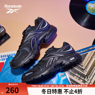 銳步銳步官方男女款PREMIER ROAD拼接鞋面復古跑鞋 100070280-中性款 黑武士 40.5