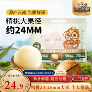 三只松鼠夏威夷果500g/袋 堅果炒貨干果約24-26mm大果休閑零食送禮 