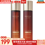 伊思（It’s skin） 套盒2X紅參蝸牛晶鉆水乳霜套裝女護膚品禮盒緊致毛孔修護補水 伊思微晶血竭晶鉆水+乳液