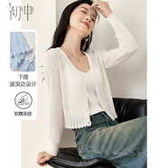 初申春夏針織衫女V領(lǐng)鏤空針織開(kāi)衫休閑百搭毛衣空調衫上衣S62Z107