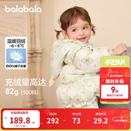 巴拉巴拉童裝嬰兒羽絨服女童寶寶冬季短款外套兒童保暖萌男童