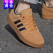 阿迪達斯（adidas）小鋸齒美高風(fēng)籃球板鞋男鞋女鞋2025冬季新款低幫運動(dòng)鞋休閑鞋 「小鋸齒」KK1415棕色黑 40.5