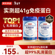 京東京造乳清蛋白粉600g*2罐 超99%乳清中老年補充蛋白質(zhì)術(shù)后恢復年貨節